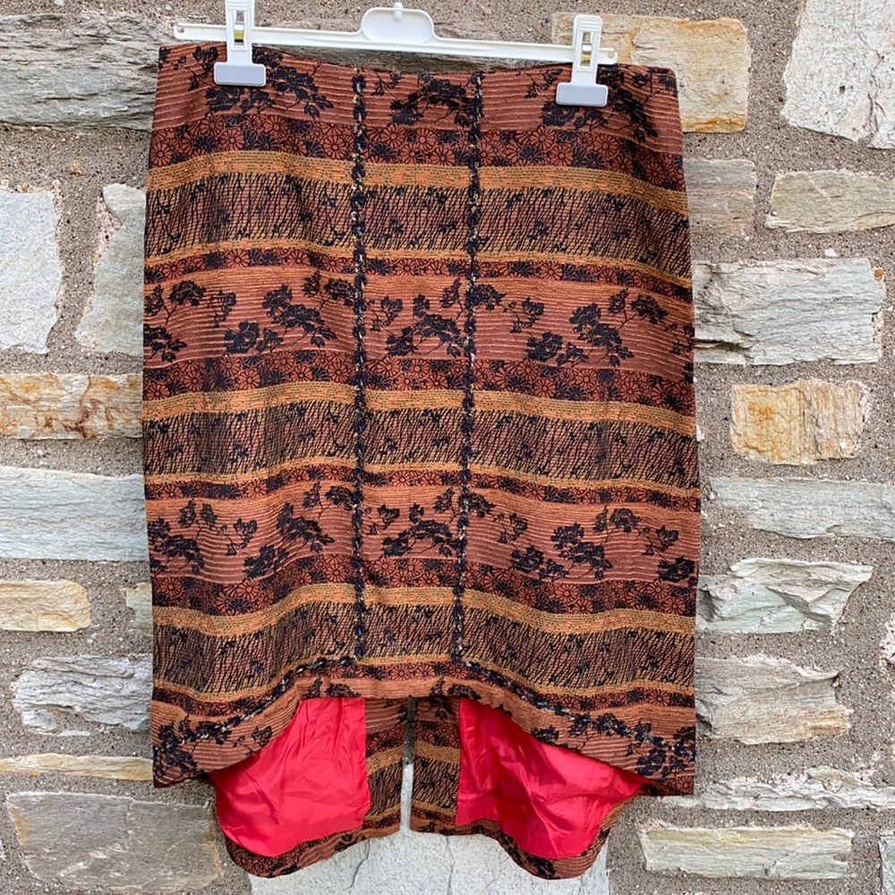 Linda Wrigglesworth Japanese Korean Kimono Skirt RARE